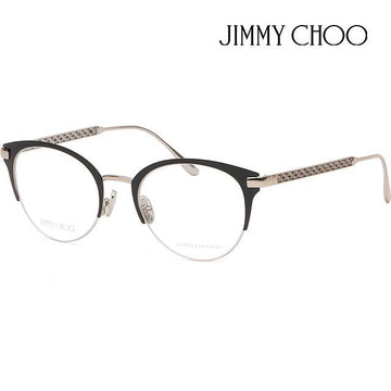 JIMMY CHOO JC215 807 ラグジュアリー ハーフリム サークル ブラック 63486513