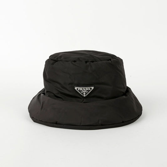 Prada Black Re-Nylon Padded Bucket Hat L 1HC248 63213277