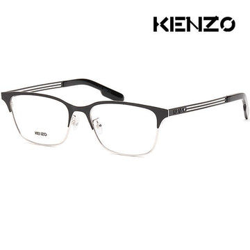 Kenzo KZ50002U 001 Eyeglass Frame Luxury Black Silver 63502289