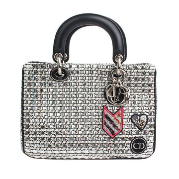 DIOR Metallic Tweed Lady Bag Limited Edition Tote und Schulter 12345 63504013