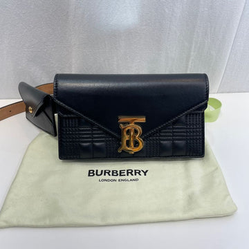 Burberry Quilted Black Belt Bag 63510022 [P]