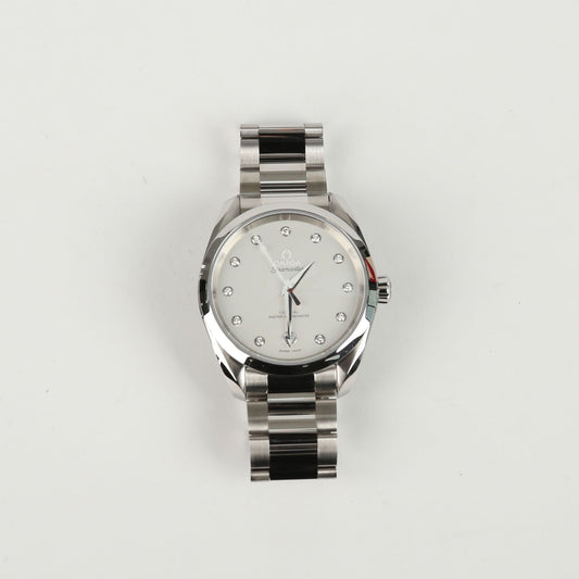Omega Seamaster Aqua Terra 38MM Steel Diamond 11P Automatic Watch 220.10.38.20.52.001 63441867