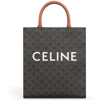 CELINE スモールカバスバッグ トリオンフキャンバスとカーフスキン 191542BZK.04LU 63592212
