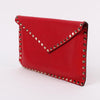VALENTINO Rockstud Envelope Clutch Bag Rot TW2P0P56VSH 63596065 [P]