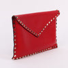 VALENTINO Rockstud Envelope Clutch Bag Rot TW2P0P56VSH 63596065 [P]