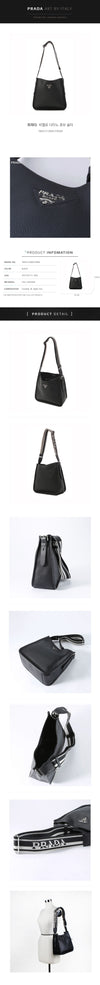 PRADA Vitello Daino Hobo Schulter 1BC073 2DKV F0002 55825472 [P]