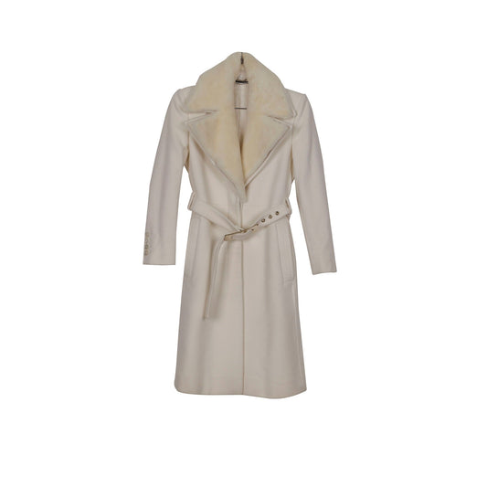 Gucci Ivory Wool Belted Coat 38 63485377
