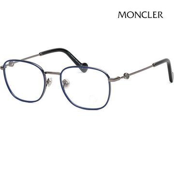 MONCLER Brille ML5108 008 Luxus Rechteckig Blau Windsor-Rand 63703573