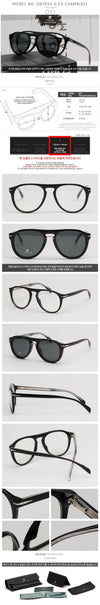 DAVID BECKHAM Clip-On Polarisierte Sonnenbrille DB7032G CS CSAM9 Fliegerbrille 63709048 [P]