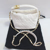 CHANEL Logo White Crossbody Bag 63764755 [P]