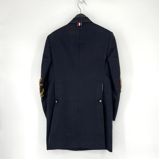 THOM BROWNE アンカー シングル コート ネイビー (MOC005E) 63851239