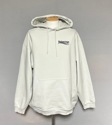 Balenciaga Wave Logo Embroidered Hoodie 110 63908398