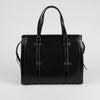 GUCCI ブラックレザー パイソントリミング トートバッグ 711057 101121395 [P]