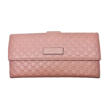 Gucci Sima Signature Micro Continental Flap Leather Long Wallet 64240894