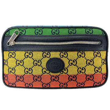 GUCCI Neue GG Canvas Multi-Farb Gürteltasche 658657 64243230