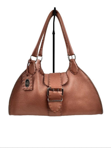 FENDI Sellaria Perlmutt Pink Leder Tote Bag 64258829