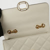 GUCCI オフホワイト レザー デコ ショルダー 兼 クロスバッグ 740834 63942682 [P]