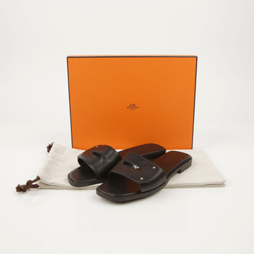 HERMES H192125Z Muleslipper in Schwarz 37 79668037