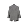 LOUIS VUITTON 1AAL3B 34サイズ ブラック ホワイト チェック ポリ 混合 オーバーサイズ ブレザー 64007369 [P]