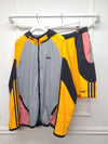 PALACE X アディダス オレンジ グレー シェル フード ジャケット 64354726 [P]