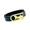 Celine Carriage Logo Leather Belt 64364795 [P]