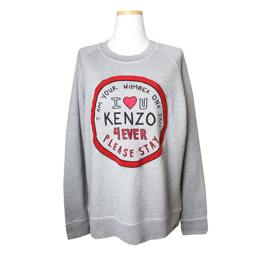 Kenzo Melange Gray Sweatshirt 66 64410650
