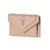 SAINT LAURENT Quilted Padding Logo Flap Card Holder 734921 1EL07 2721 62973843 [P]
