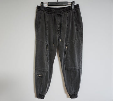 JUUN.J ジッパーテーパードジョガーデニムパンツ 46 64447526