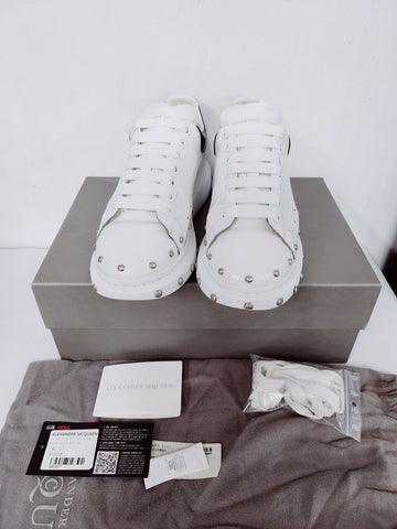 Alexander McQueen Oversole Stud Sneakers 42.5/275 64456789