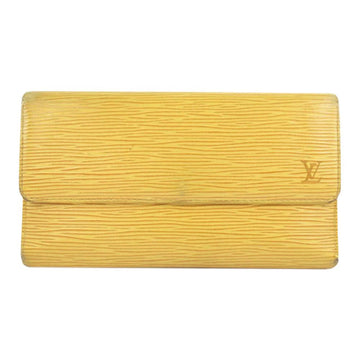 Louis Vuitton Epi Leather Yellow Long Wallet 64529324