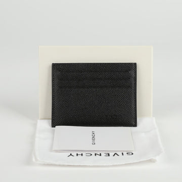 Givenchy Black Leather Card Wallet 06000026 64343765