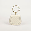 CHLOE CHC18AS301 スモール ホワイト レザー ナイル トートバッグ 64292199 [P]