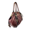PRADA Raffinierte Ziegelfarbe Leder Schultertasche 64559583 [P]