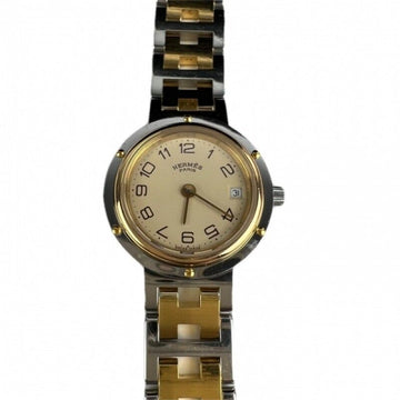 Hermes Clipper Combi Lady Metal Watch 64561300