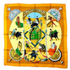Hermes Plaza de Toros Orange Scarf 90 64581631 [P]