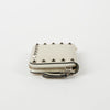 VALENTINO KW2P0358 アイボリー レザー ロックスタッド カード ウォレット 86802703 [P]