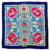 HERMES Reit-Schal Blau 9090 64606529 [P]