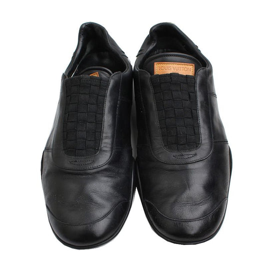 LOUIS VUITTON Schwarze Leder Herren Loafer 8 64608491