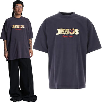 VETEMENTS Effect Logo T-Shirt mit Rundhalsausschnitt 24SS - UE63TR400N 64853449