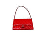 CHANEL Caviar Flap WOC Women's Shoulder Bag Antique Steel Red 64857081 [P]