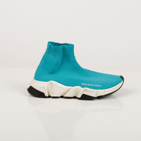 Balenciaga Size 36 Turkish Blue Speed Runner Sneakers 64603755