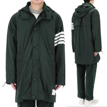 Thom Browne Diagonal Polyester Twill Hooded Jacket MJT407A 310 65130282