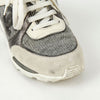 CHANEL G29134 Gray White Wool Cruise Sneakers 36.5 64626575 [P]