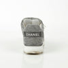 CHANEL G29134 Gray White Wool Cruise Sneakers 36.5 64626575 [P]