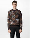 LOUIS VUITTON Monogramm bestickter Wollcrewneck L 65324493 [P]