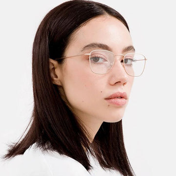 RETRO SUPER FUTURE RetroSuperFuture Eyewear NUMERO 50 OROBIANCO 3IH Lightweight Gold Frame Glasses 65873208