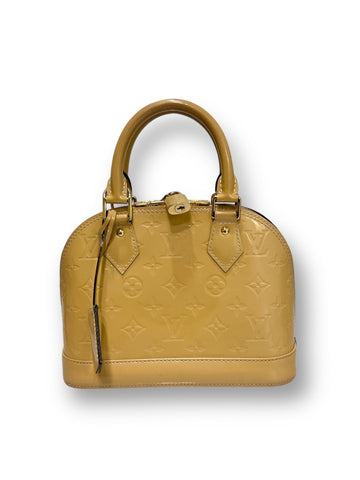 LOUIS VUITTON Vernis Alma BB Tote M90175 66205863