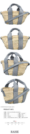 Chloe SENSE Logo Small Basket Bag Storm Blue CHC23SS304J66 41A 53748642 [P]
