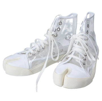 MAISON MARGIELA PVCタビシースルーハイカットスニーカー ホワイト EU35 S58WS0111 24266839 [P]