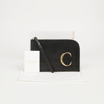 Chloe C Logo Zipper Strap Wallet Clutch 19UP086A37 65806651